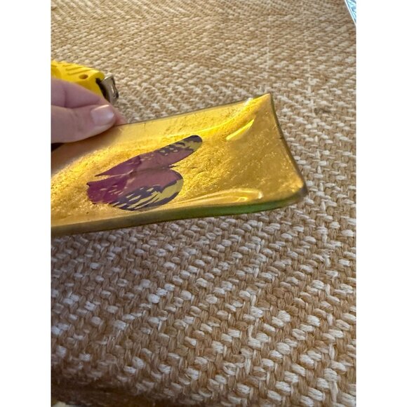 FRINGE purple, butterfly, glass dish, trinket tray - Picture 10 of 10